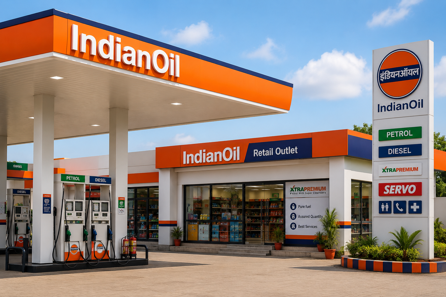 Indian Oil retail fuel outlet